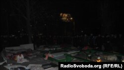 Так виглядає намет після рейду міліції