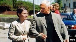 Юлія та Олександр Тимошенки у Києві, 2004 рік