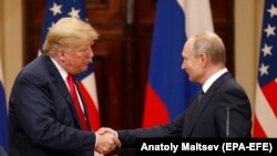 Трамп менен Путин быйыл 16-июлда Хелсинкиде алгачкы эки тараптуу сүйлөшүү өткөргөн.