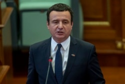 Albin Kurti gjatë seancës së 3 shkurtit.