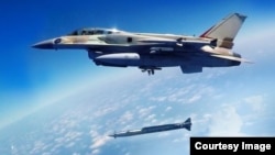 عکس آرشیوی از شلیک موشک‌ اسرائیلی رمپیج از یک جنگنده اف-۱۶