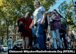 Акція в Одесі біля будівлі ГУНП, 14 вересня 2017 року