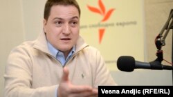 Branko Ružić tokom intervjua za RSE, foto: Vesna Anđić