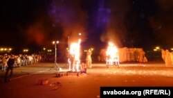 Фрагмэнты з пастаноўкі ўкраінскіх актораў