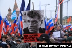 La procesiunea funerară de la Moscova
