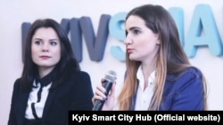 Юлія Ресенчук та Оксана Біла в Kyiv Smart City Hub