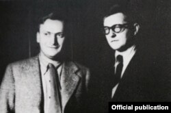 Yehudi cu Dmitri Șostakovici în 1945 la Moscova (Foto: The Menuhin Century/Warner)