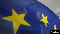 Zastava EU - ilustracija