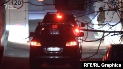 Кортеж Ложкіна заїжджає в АП