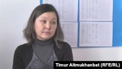 Парамоновка мектебінің мұғалімі Нағима Нұркенова. Павлодар облысы, 31 қаңтар 2017 жыл.