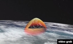 Фрагмент відео про ракетний комплекс «Авангард»