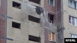 Последствия обстрела в Макеевке 27 октября 2016 года