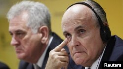 Rudy Giuliani i Tomislav Nikolić, Beograd, april 2012.