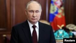 Vladimir Putin u obraćanju iz Moskve, mart 2024.