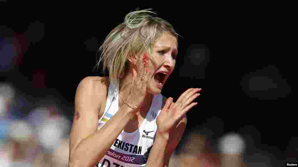 Узбекистанката Светлана Радзивили, натпреварувачка во скок во височина.