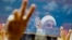 Iran-- Hassan Rowhani (Rouhani) Iranian president-elect among supporters 