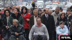 Podgorica - protestna šetnja za bolji i pravedniji život