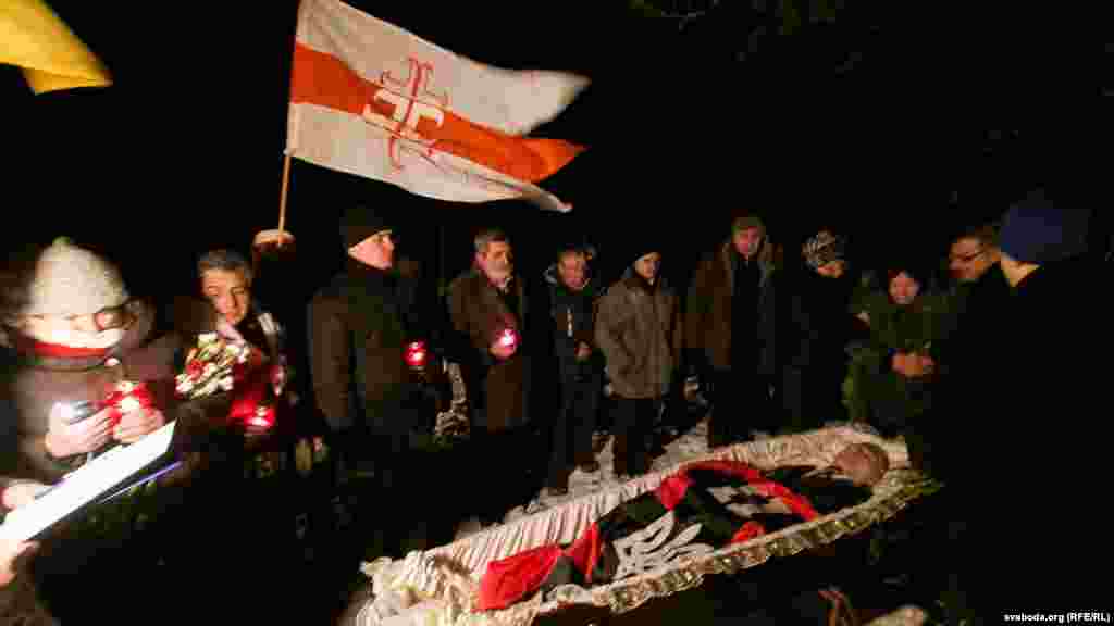 Похорони Михайла Жизневського у Гомельській області