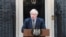 Britanski premijer Boris Džonson daje izjavu ispred Dauning strita nakon objave konačnih rezultata izbora 13. decembra 2019. 