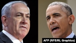 АКШ президенти Барак Обама менен Израилдин премьер-министри Беньямин Нетаньяху. 
