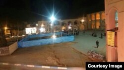 نمایی از صحن بافت تاریخی امیر جخماق یزد. عکس از خبرگزاری میراث فرهنگی