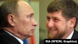 Vladimir Putin i Ramzan Kadirov