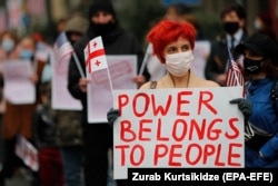 Акция сторонников оппозиции