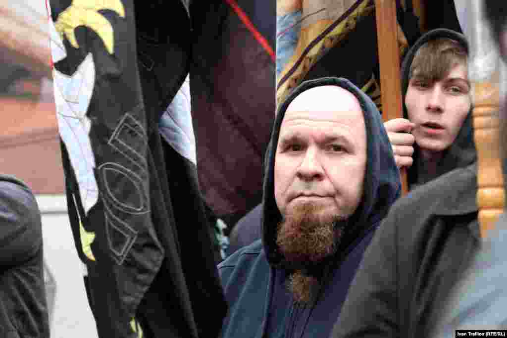 "Русский марш" дар майдони Октябрское поле, Маскав 4 ноябр