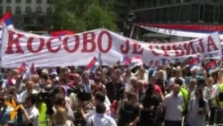 Beograd: Protest protiv sporazuma Srbije i Kosova