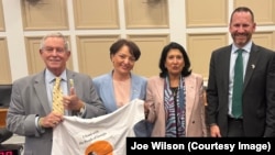 Джо Уилсон, Тина Хидашели, Саломе Зурабишвили и Люк Коффи