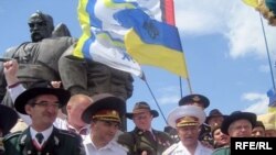 Під час вшанування загиблих на Берестецькому полі, 29 червня 2008 рік.