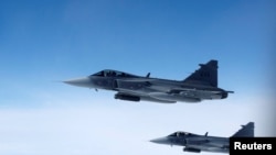Шведські винищувачі Gripen, фото ілюстративне