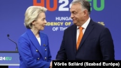 Урсула фон дер Ляєн і Віктор Орбан, архівне фото