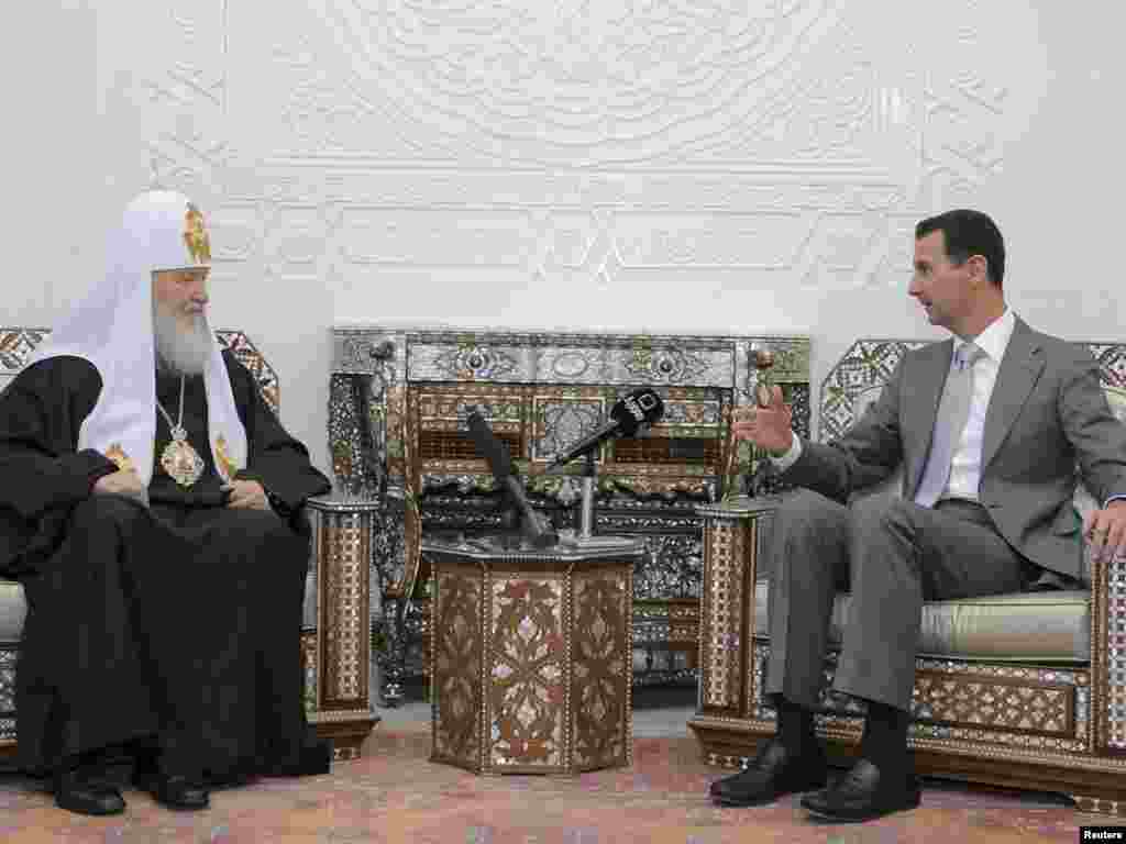 Встреча президента Сирии Башара и патриарха Всея Руси Кирилла, 13 ноября 2011