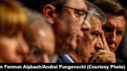 Profili i presidentit të Kosovës, Hashim Thaçi dhe atij serb, Aleksandar Vuçiq.