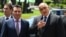 Premierul Macedoniei Zoran Zaev (stânga) și omologul său bulgar Boiko Borisov (dreapta)
