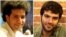Milad Fadayi (left) and Soleiman Mohammadi were detained by Iran's security forces on January 26.