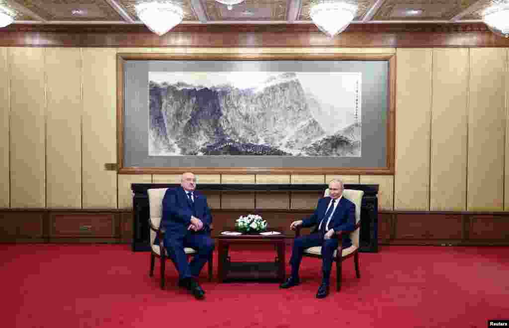 Путін також зустрівся із Олександром Лукашенком