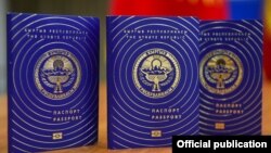 Жаңы үлгүдөгү жалпы жарандык паспорттун сырткы көрүнүшү.
