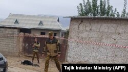 Фото с места происшествия с сайта МВД Таджикистана. Позже оно было удалено