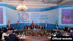 10-ый саммит тюркоязычных государств, Стамбул, 16 сентября 2010 года.
