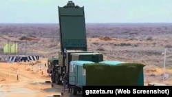 Російська радіолокаційна станція 98Л6 «Єнісєй». Скріншот із сайту www.gazeta.ru