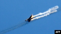 Літак сирійської армії над провінцією Хама, березень 2017 року