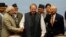 Indian Prime Minister Narendra Modi (L), Pakistani Prime Minister Nawaz Sharif (C) and Afghan President Ashraf Ghani (R) in Nepal in November 2014.