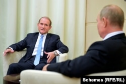 Віктор Медведчук та його кум, російський керманич Володимир Путін