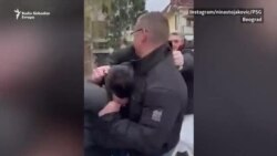 Incident ispred biračkog mesta u Beogradu