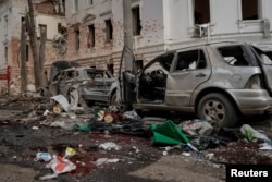 Последствия российского ракетного удара по городу Сумы, 13 апреля 2025 года