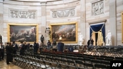 Через незвично холодну погоду цього року інавгурація президента США вперше з 1985 року пройде в Ротонді Капітолію у Вашингтоні. Фото 18 січня 2025 року