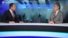 Лидер партии «Республика» Арам Саргсян (справа) дает интервью журналисту Радио Азатутюн Карлену Асланяну