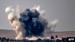 بمباران جرابلس توسط هواپیماهای ترکیه 